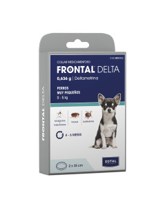 COLLAR ANTIPARASITARIO FRONTAL®DELTA Perros Muy Pequeños